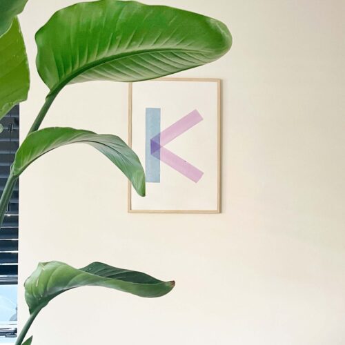 letter K poster
