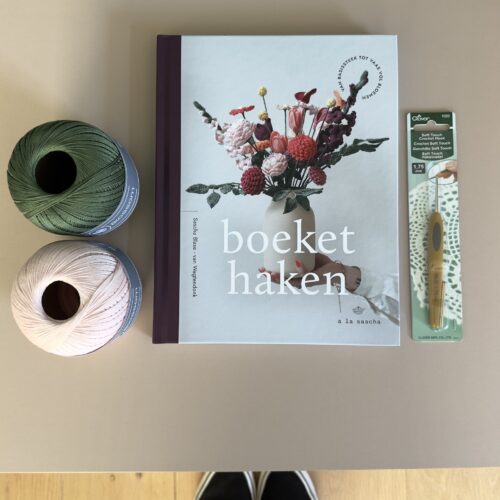 Pakket boeket haken gladiool